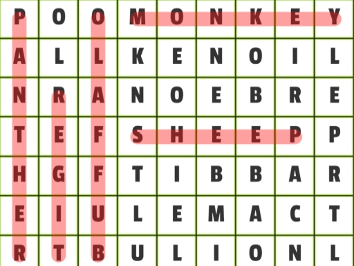 Animals Word Search