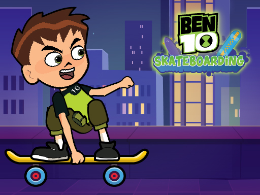 Ben 10 Skateboarding