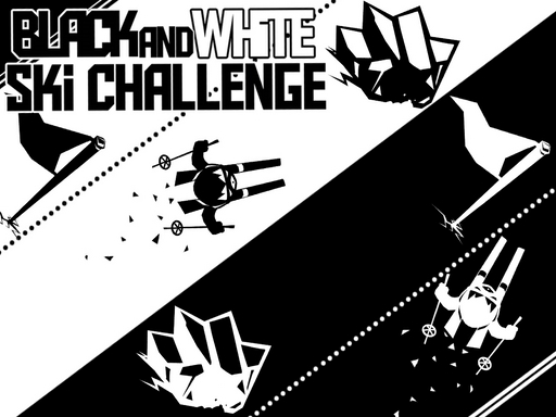 Black &amp; white ski challenge